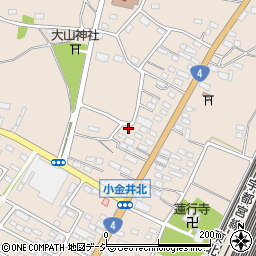 栃木県下野市小金井2877周辺の地図