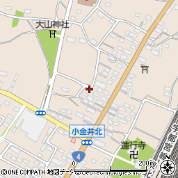 栃木県下野市小金井2877-1周辺の地図