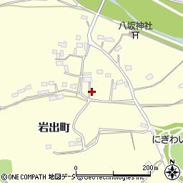 栃木県栃木市岩出町250-2周辺の地図
