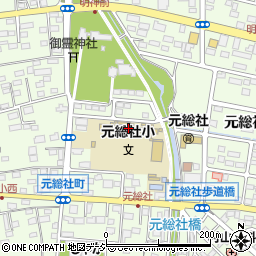 市立元総社小学校周辺の地図