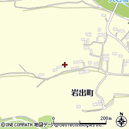 栃木県栃木市岩出町381周辺の地図