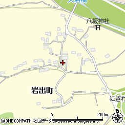 栃木県栃木市岩出町255周辺の地図