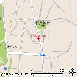 戸室神社前周辺の地図