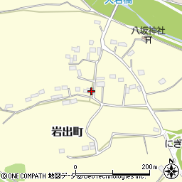 栃木県栃木市岩出町385-1周辺の地図