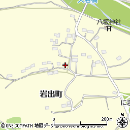 栃木県栃木市岩出町385周辺の地図