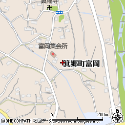 群馬県高崎市箕郷町富岡95周辺の地図