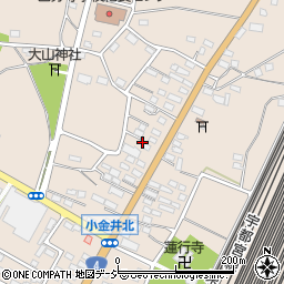 栃木県下野市小金井2885周辺の地図