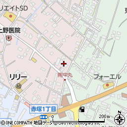茨城県水戸市中丸町212-2周辺の地図