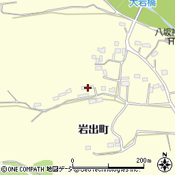 栃木県栃木市岩出町383周辺の地図