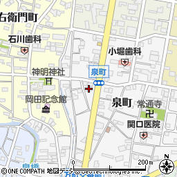 セブンイレブン栃木泉町西店周辺の地図