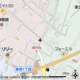 茨城県水戸市中丸町212-13周辺の地図