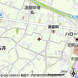 茨城県笠間市石井881周辺の地図