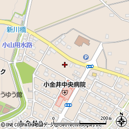栃木県下野市小金井2丁目3周辺の地図