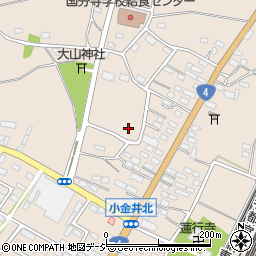 栃木県下野市小金井1168-1周辺の地図