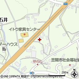 茨城県笠間市石井1548周辺の地図