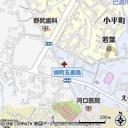 栃木県栃木市錦町14-10周辺の地図