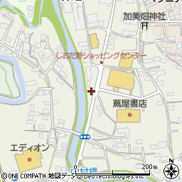 浜田屋クリーニング上田原店周辺の地図