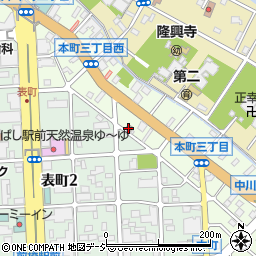 本町３公民館周辺の地図