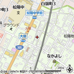 石川県小松市大領町イ206周辺の地図