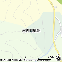 石川県白山市河内町奥池周辺の地図