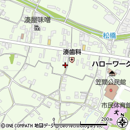 茨城県笠間市石井895周辺の地図