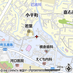 栃木県栃木市錦町周辺の地図
