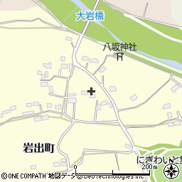 栃木県栃木市岩出町250周辺の地図