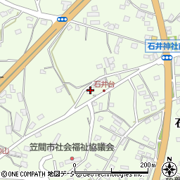 茨城県笠間市石井753周辺の地図