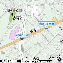 マクドナルド５０号水戸赤塚店周辺の地図