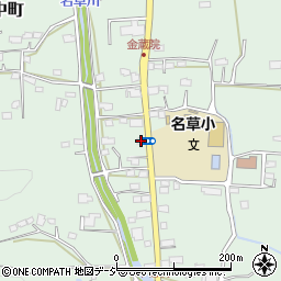 栃木県足利市名草中町1176-8周辺の地図