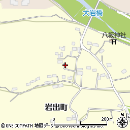 栃木県栃木市岩出町387周辺の地図