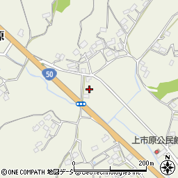 茨城県笠間市上市原2085周辺の地図