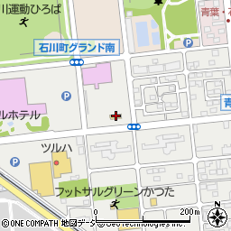 ミニストップひたちなか青葉店周辺の地図