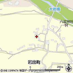 栃木県栃木市岩出町389周辺の地図