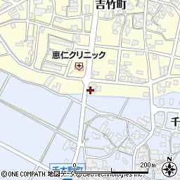 石川県小松市吉竹町と6周辺の地図