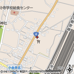 栃木県下野市小金井2907-2周辺の地図
