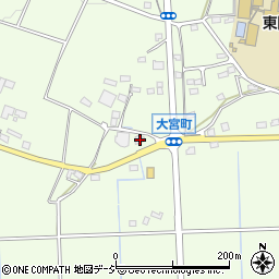 栃木県栃木市大宮町527周辺の地図
