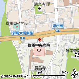 関東農政局　前橋地域センター周辺の地図