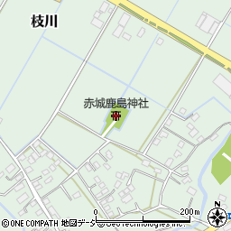 赤城鹿島神社周辺の地図