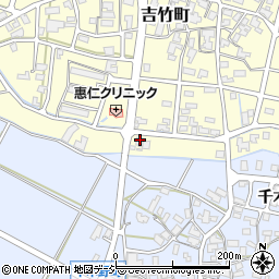 石川県小松市吉竹町と6-1周辺の地図