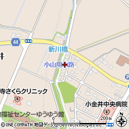 栃木県下野市小金井2丁目1周辺の地図