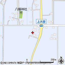 栃木県真岡市上大曽334周辺の地図