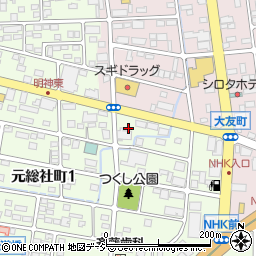ポレスター前橋元総社周辺の地図