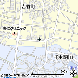 石川県小松市吉竹町と18周辺の地図