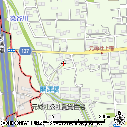 有限会社橋本屋　前橋営業所周辺の地図