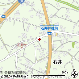 茨城県笠間市石井772周辺の地図