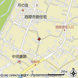 栃木県佐野市中町周辺の地図