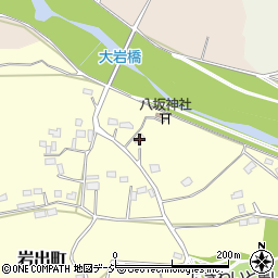 栃木県栃木市岩出町210周辺の地図