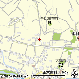 群馬県高崎市下室田町周辺の地図