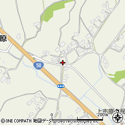 茨城県笠間市上市原648周辺の地図